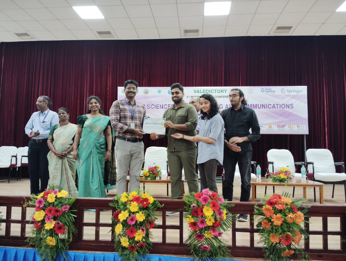 SoC_SRMIST's tweet image. IconDeepCOM-2024 organized by Department of CINTEL , School of Computing, SRMIST draws to a close, we extend our heartfelt gratitude to all participants, speakers, and organizers. #IconDeepCOM2024 #AI #Communication #Innovation #srmist #cintel #conference #schoolofcomputing