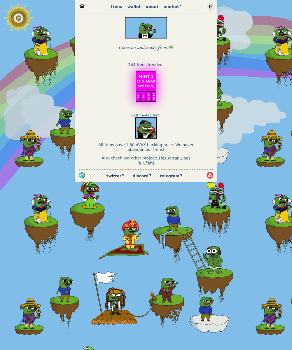 Our last minted #friend #744