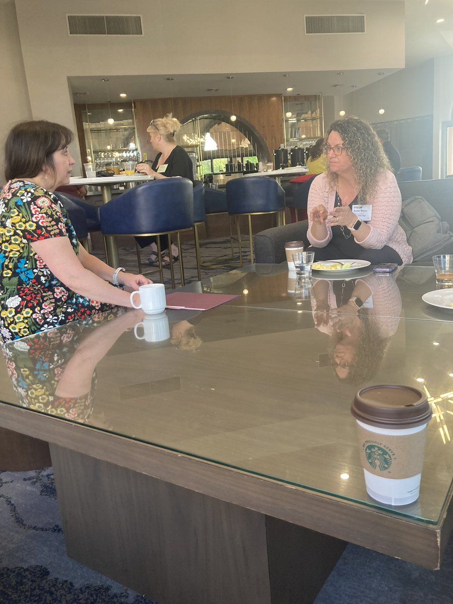 Had the honor of meeting and speaking with the California Deputy Superintendent of Education, Sarah Neville-Morgan about BARR in <a href="/HemetUnified/">Hemet Unified</a> at the #BARR2024 Conference! @NereydaHemetUSD <a href="/gzavalam12/">Gerardo Zavala</a> <a href="/HemetSuper/">Christi Barrett</a> <a href="/BarrCenter/">BARR Center</a> <a href="/KimRomeril/">Kim Romeril</a> <a href="/CADeptEd/">CA Department of Education</a>