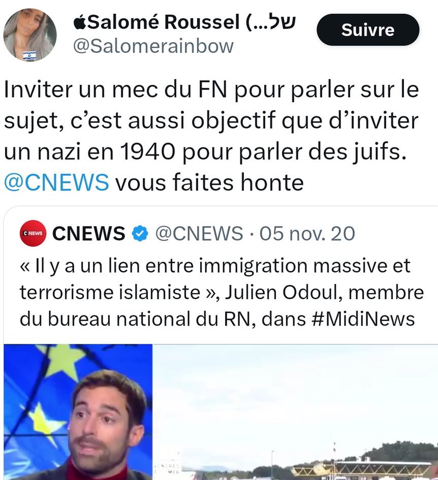 Et c’est une spécialiste autoproclamée de la #ComPol qui le dit du fond son gourbi 🤣
Mais ma pauvre #Salomerainbow, tu es tellement, mais tellement, IMMENSEMENT pathétique !
#JulienOdoul #MidiNews #Islamisme