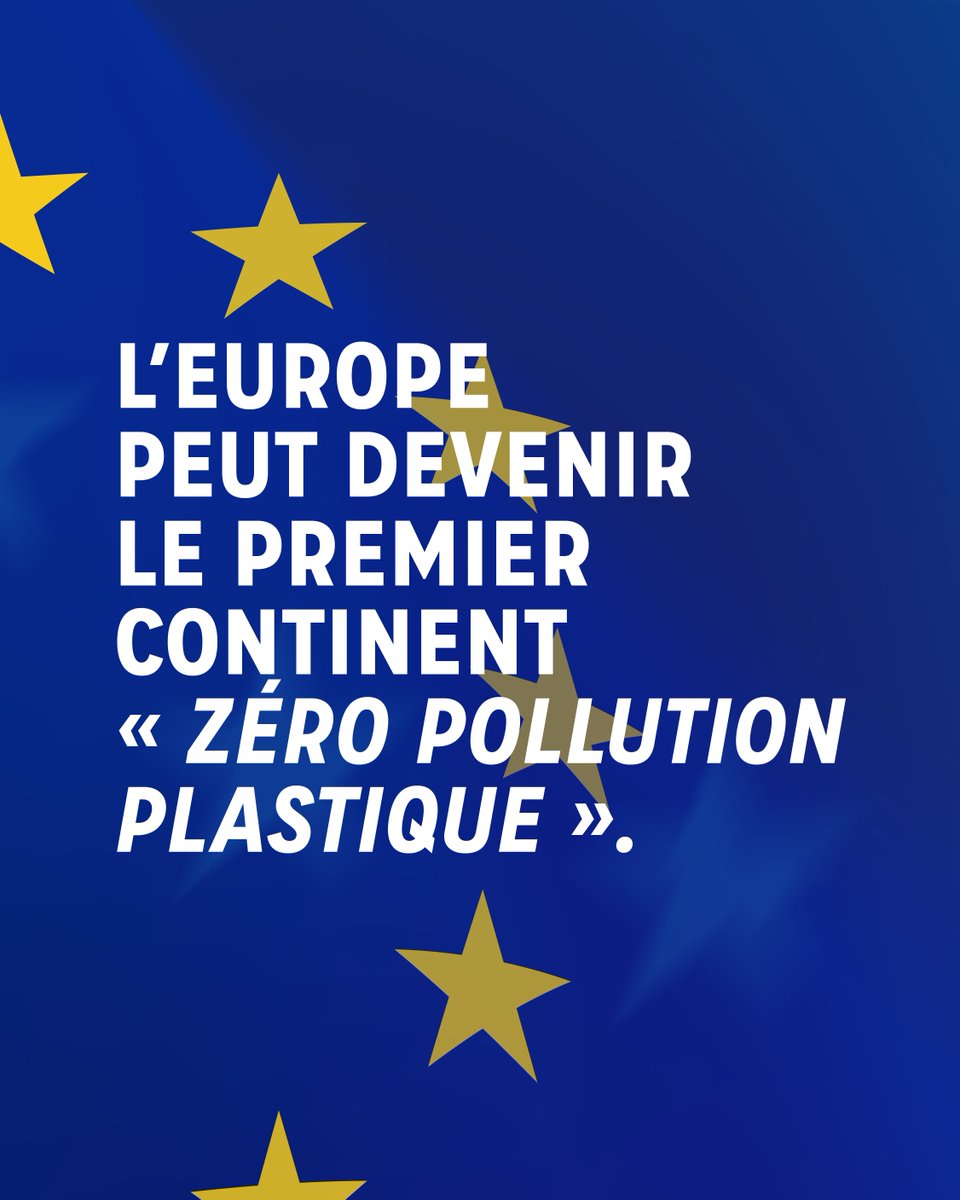 Objectif : zéro pollution plastique.

C'est notre objectif en France avec la loi anti-gaspillage pour une économie circulaire. Nous pouvons et devons le faire au niveau européen. Nous le portons au niveau mondial.