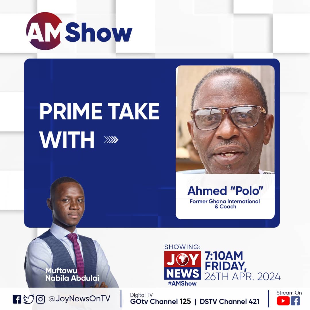 NEXT on #PrimeTake: @Muftawu_Nabila sits with the dribbling magician Mohammed Polo. Join the conversation on @JoyNewsOnTV tomorrow at 7:10 am. #JoySports