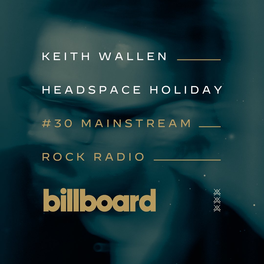 📈📈 Trending upwards! Thank yall for all the love and support! Let’s keep it going! 🖤🖤🖤🖤 @billboardcharts #keithwallen #headspaceholiday #infinitynow #may3rd #riserecords #grateful #loveyall #billboard #billboardcharts