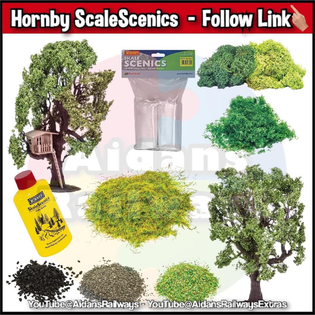 Add realism and atmosphere to your scale model diorama with the Hornby SkaleScenics range. Buy Yours Here: prf.hn/l/jWYOn1n . Furnish any model landscape with scenic materials, including ballast, trees, scatter, lichen, flockage and more.

 #hornby #modelrailways