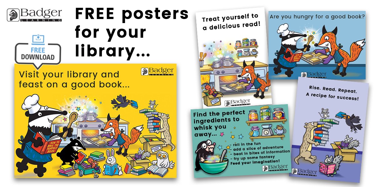 Want to entice pupils into the #SchoolLibrary but you're on a budget? Try these #FREE downloadable posters; there are loads to choose from too, along with fun, accessible #ReadingActivities ideal for inspiring #BookTalk📚#EYFS #KS1 #KS2 #ReadingForPleasure ow.ly/5ZlL50QsswA