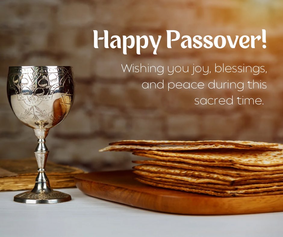 April 22nd marked the first day of Passover. To our students and staff who may be observing this week, Happy Passover.