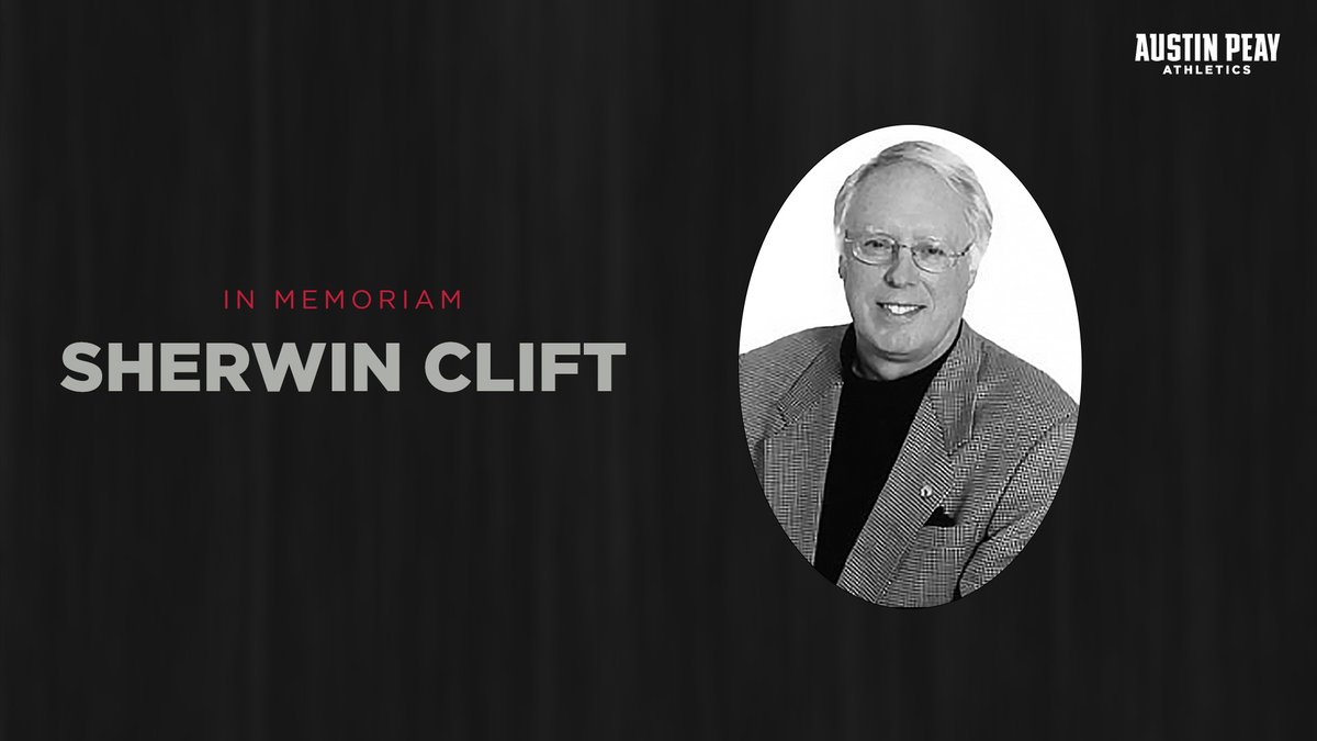 With great sadness, Austin Peay’s athletics department announces that Sherwin Clift, an alumnus, long-time staff member, Hall of Fame member, and long-time university supporter, passed away Tuesday night. letsgopeay.com/news/2024/4/25…