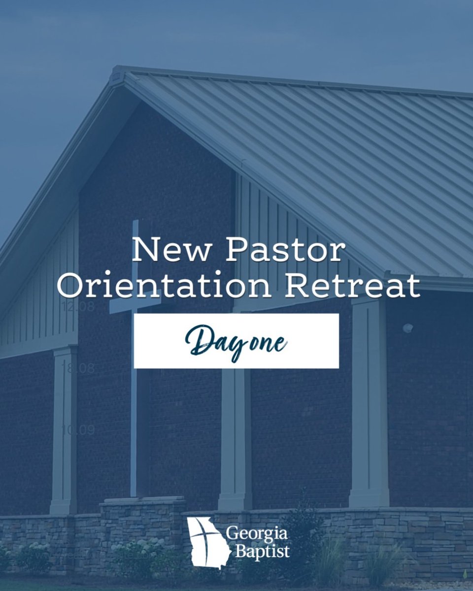 Day one of our New Pastor Orientation Retreat is underway. We pray that the Lord provides each pastor and spouse attending with the confidence to step into their new calling.