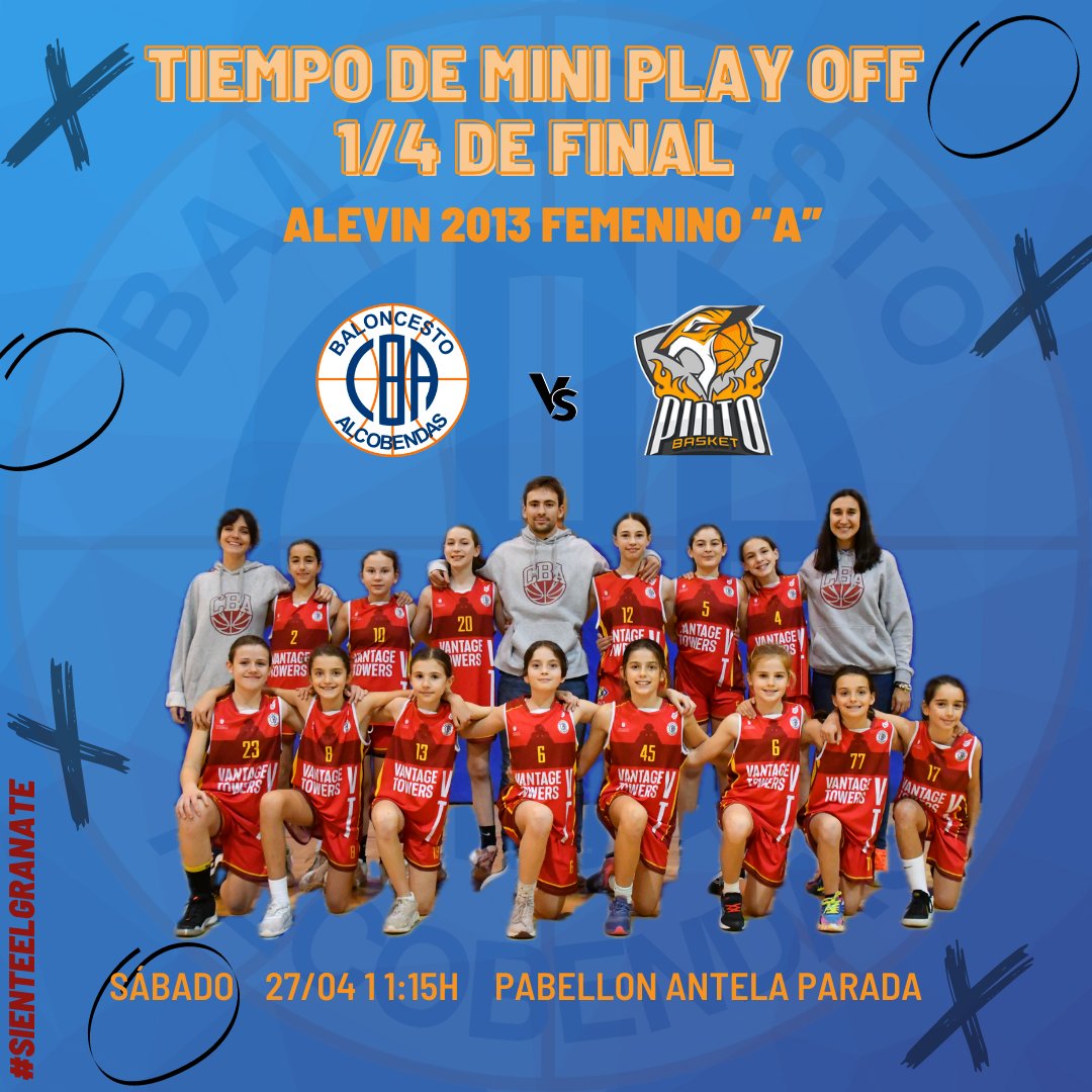 cbalcobendas's tweet photo. #PlayoffCBA
¡Una semana más llegan los Mini PlayOff! 💥💥
El fin de semana llega con los 1/4 de final de nuestros equipos mini 💪🏼
#Alevin2012Fem #Alevin2013Fem #BENJAMIN2014Fem#BENJAMIN2015Fem
#Alevin2012Masc #Alevin2013Masc #BENJAMIN2015Masc https://t.co/Mz6B76ObuW