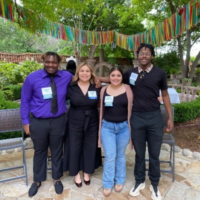 #TBT Last week, our Principal of Alumni Relations, Cecilia Lee, moderated a panel for CIS of Greater Tarrant County's annual luncheon🎉 Here she is (second from left) with the alumni who shared their journey from CIS students to college students! 🙌 

#AllinforKids #CISAlum