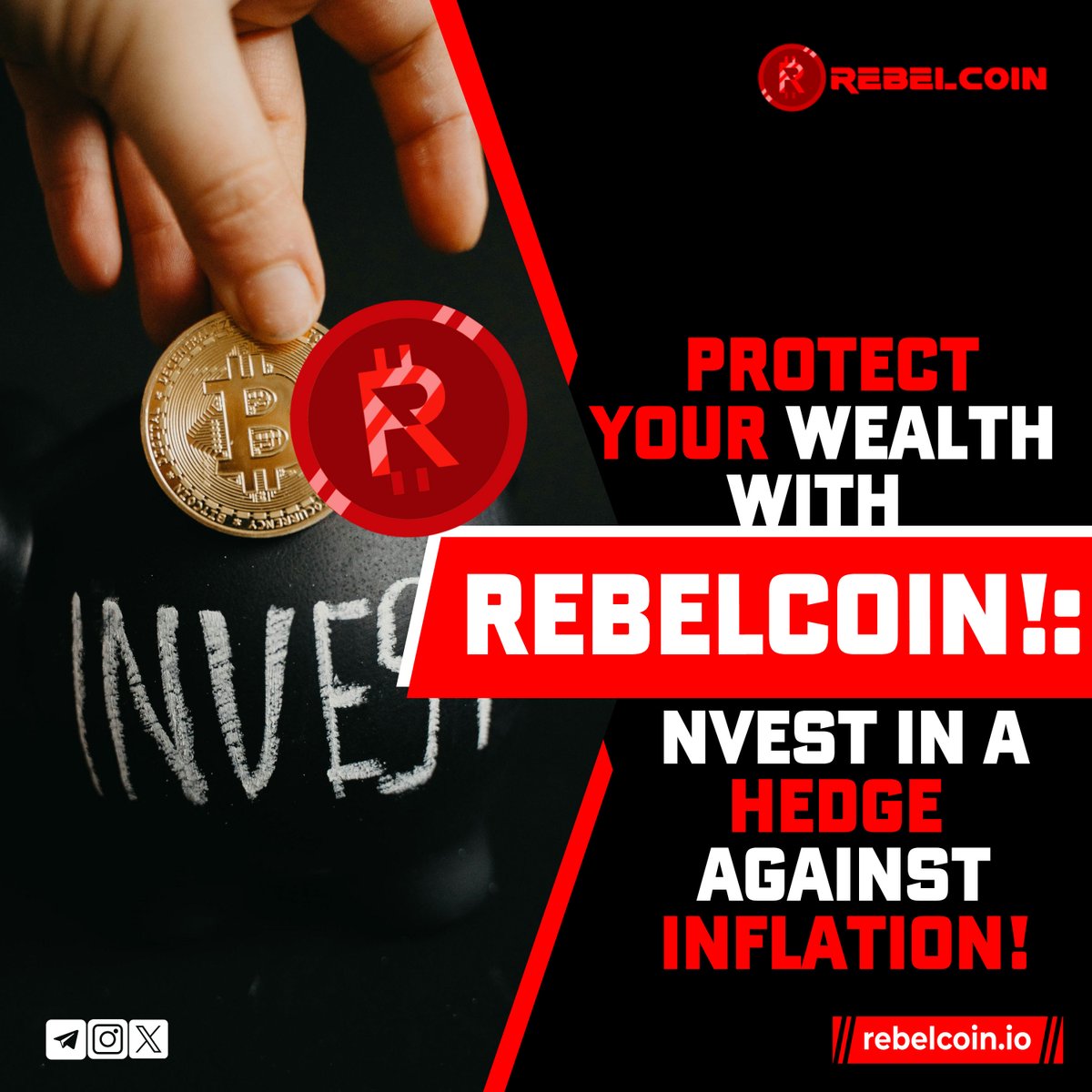 Time to invest in the future! ✨ RebelCoin: Innovative, growing crypto. ✨ Secure, fast transactions. Limited supply, halving every 6 months. Invest in your future! 🌟
.
Get it now👉 xeggex.com/market/RBL_USDT
.
#CryptoAnalysis #CryptoPrice #CryptoExperts #CryptoPredictions