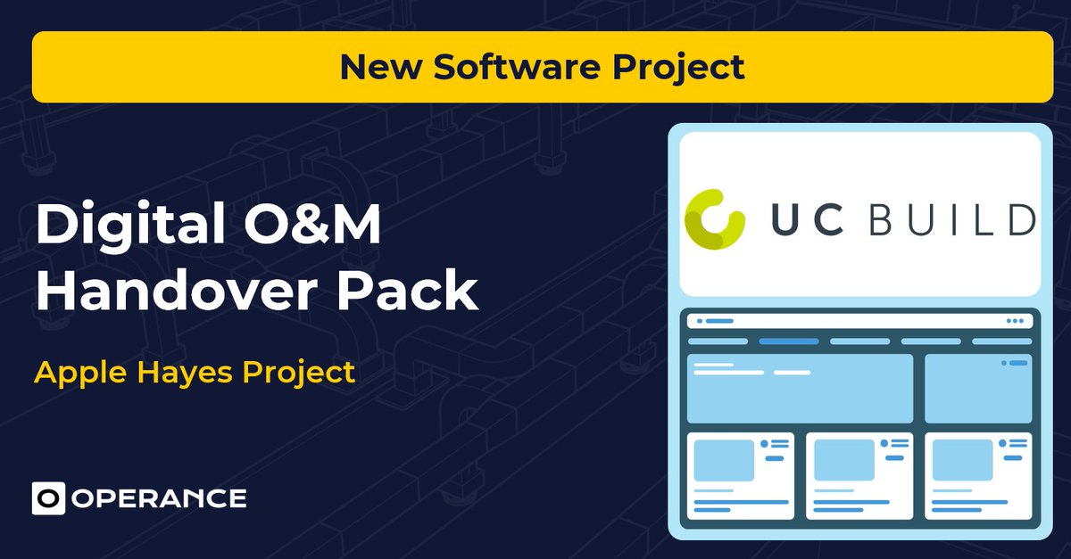 NEW SOFTWARE PROJECT ️🎉 Our team are supporting UC Build with Digital O&M handovers for the Apple Hayes Project At Operance we believe in empowering owners and occupiers with accurate building information. Talk to our team today: eu1.hubs.ly/H08QBr-0