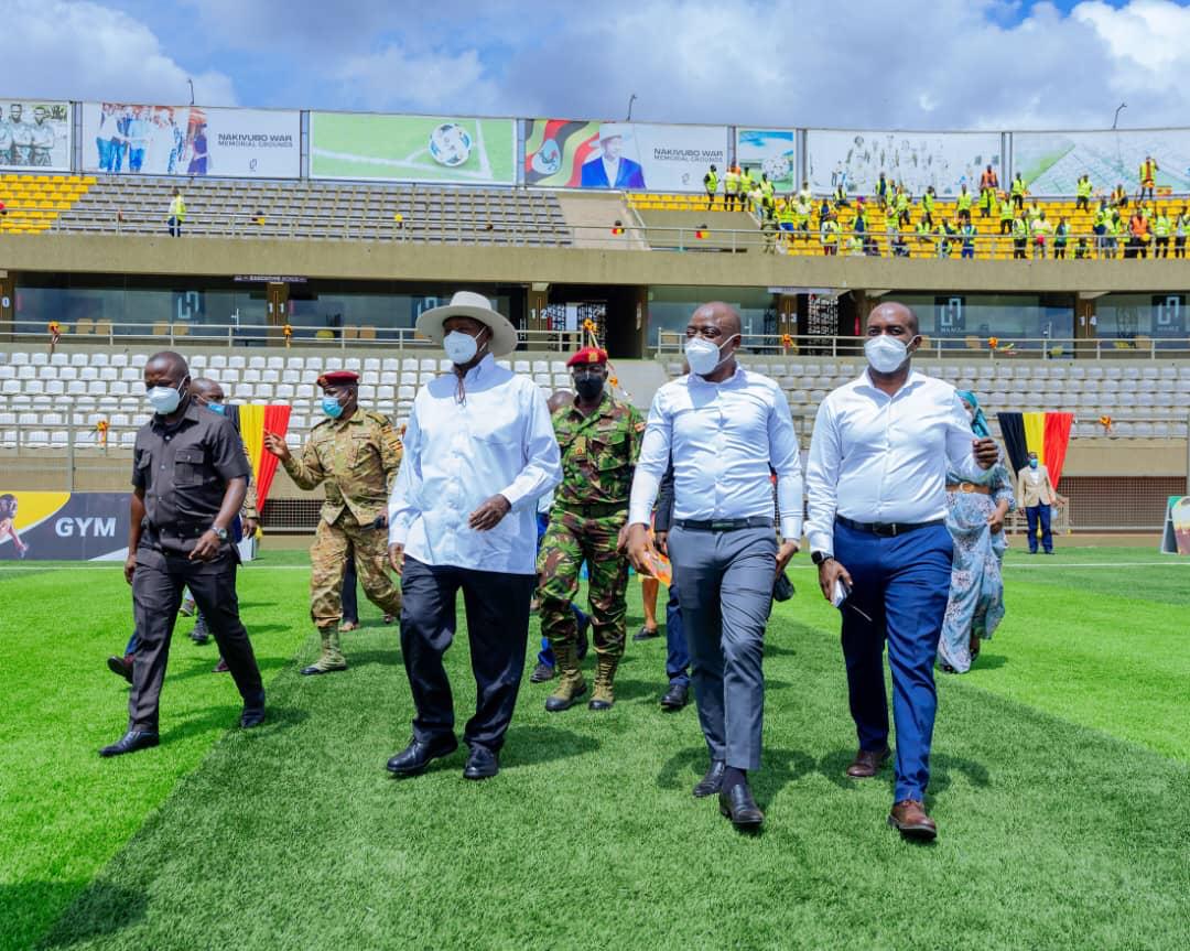 Humbly honoured to have President @KagutaMuseveni officially commission Nakivuubo War Memorial Stadium which was constructed by @KiggunduHamis. As government, we are glad that the Public-Private partnership in developing sports infrastructure is finally bearing fruits. We are…