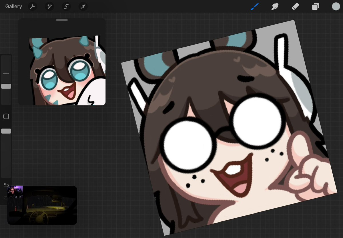 toastbuns's tweet photo. wip new emote actually 🤓 https://t.co/pMMzTjmUsl