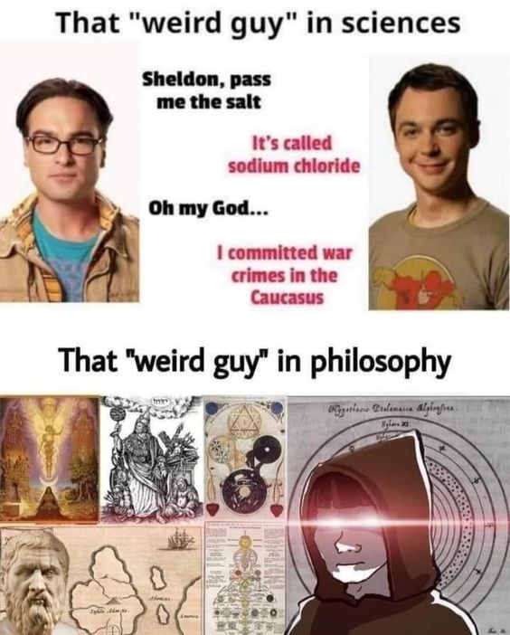 #meme #funny #hilarious #science #philosophy #woke #awake #weird #weirdguy #guys #bigbangtheory #Sheldon #sheldoncooper #bazinga #mysterious #esoteric