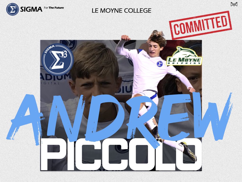 Congratulations to Andrew Piccolo on committing to @LeMoyne We wish you the best of luck in the fall and congratulations again to you and your family! #ForTheFuture