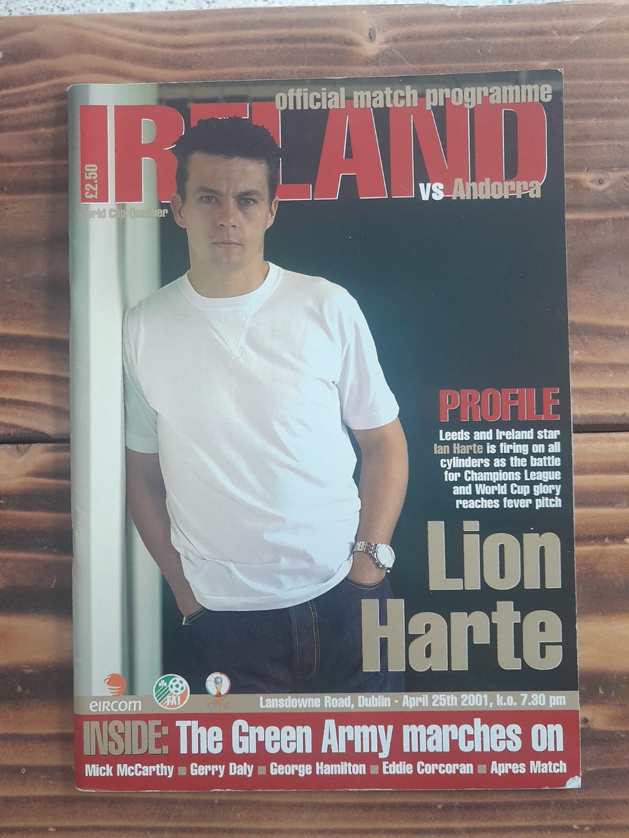 SweeperBrady's tweet photo. Andorra paid a visit to Dublin on this day in 2001, for a World Cup Qualifying game v the Republic..
A 3 1 win for the Irish, the goals from Kevin Kilbane, Mark Kinsella & Gary Breen, after fellow shirt collector @ildelima6 had given Andorra a shock lead... https://t.co/TpMqwrQgJJ