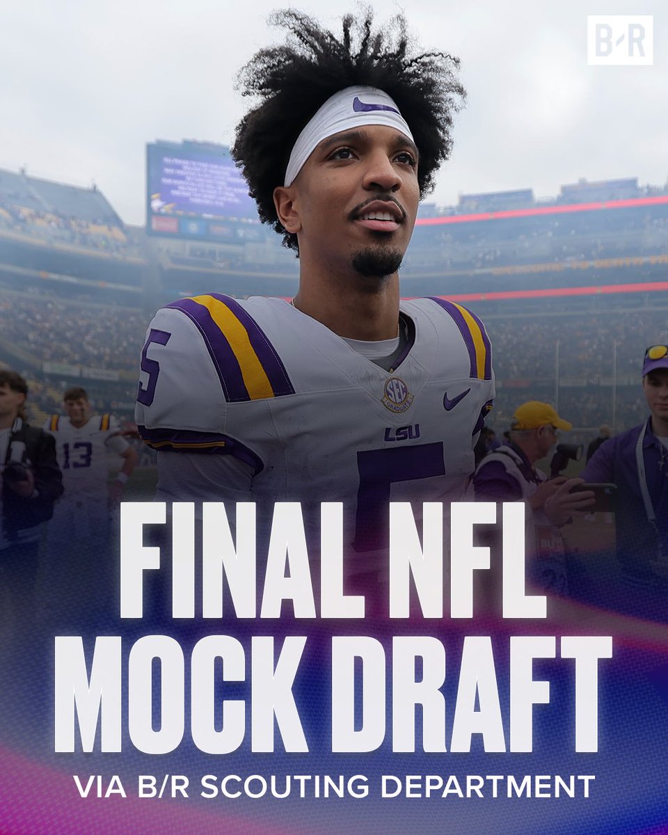 Final NFL mock draft just dropped 🔥👀 Full list: bleacherreport.com/articles/10118…