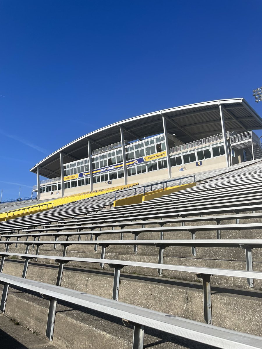 Had a great time up at Kent State today to watch their spring practice! 

Thank you <a href="/CoachKMorgs/">Coach Morgan</a> and <a href="/CoachScottFB/">Coach Scott Phillips</a> For having me up today, can’t wait to be back soon!