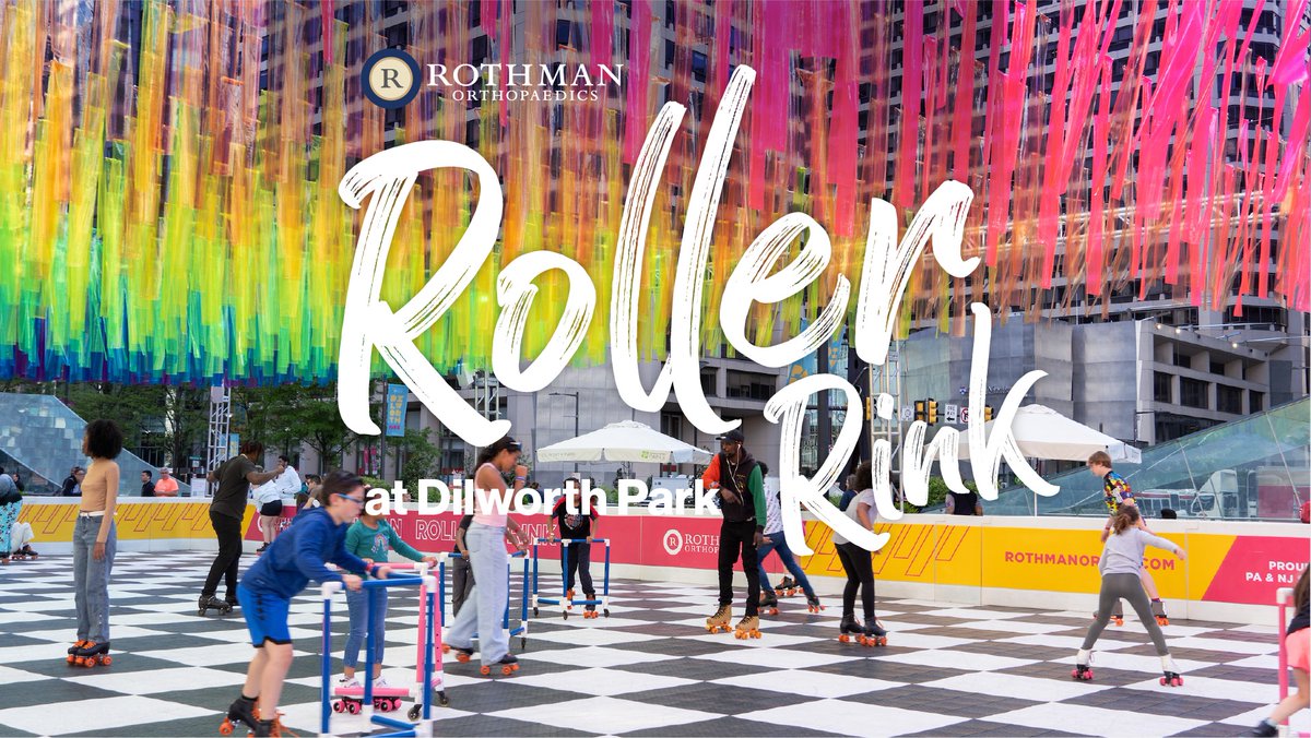 The Rothman Roller Rink at @ccdphila's Dilworth Park is officially open for the season through June 30! Fun for the whole family! Reserve your time today: bit.ly/3y2SUUY