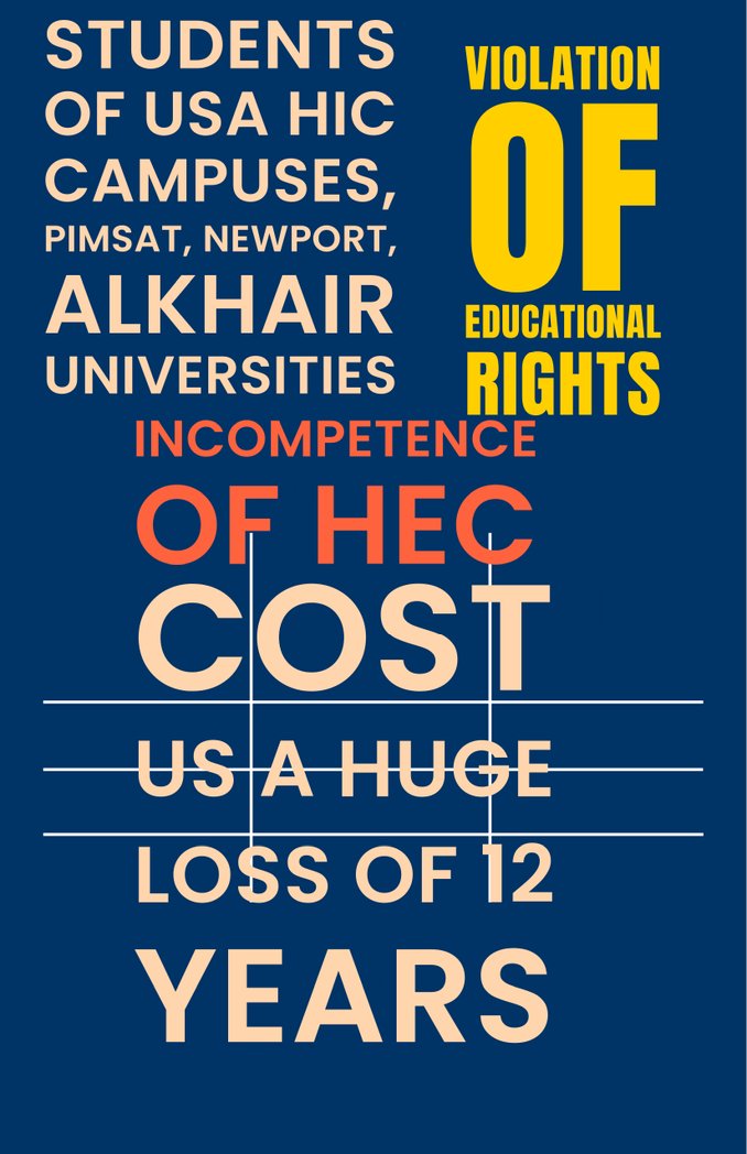 Please attest our degrees
#54thousandStudentsSeekHelp
Students of USA HIC campuses PIMSAT Newport alkhair universities
<a href="/CMShehbaz/">Shehbaz Sharif</a> <a href="/hecpkofficial/">HEC Pakistan</a> <a href="/MaryamNSharif/">Maryam Nawaz Sharif</a> <a href="/pmln_org/">PMLN</a> <a href="/PPP_Org/">Pakistan Peoples Party - PPP</a> <a href="/SenatorMushtaq/">Senator Mushtaq Ahmad Khan | سینیٹر مشتاق احمد خان</a> <a href="/BBhuttoZardari/">Bilawal Bhutto Zardari</a>