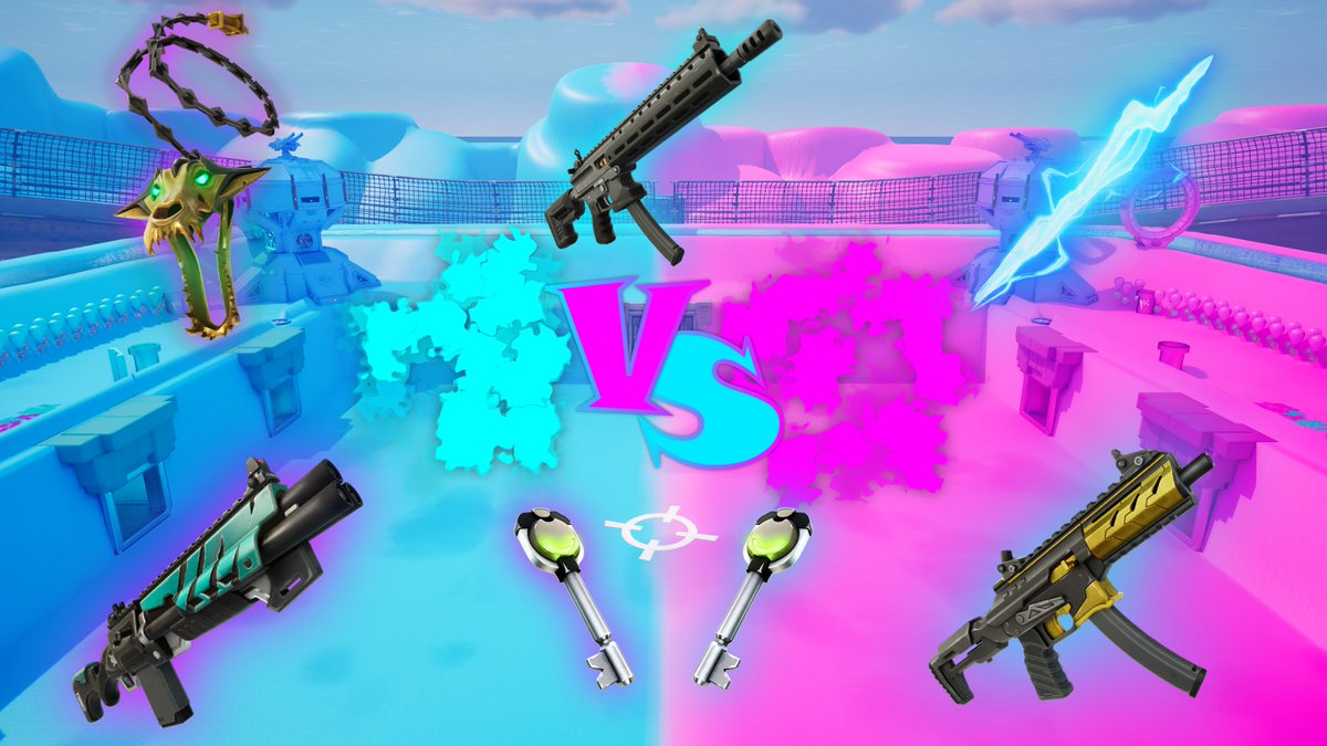AIOS_Games's tweet photo. #Update
We updated Pink VS Blue FFA ๐!
๐๏ธ FPS View Added
๐ Mythic Weapons Now Available
๐ New Secret Tasks For XP
And More!
๐ฎPlay: 0456-2555-2276
or ๐"Pink VS Blue" in #Fortnite
#UEFN #FortniteMythsandMortals #Leak #FortniteChapter5Season2 #PinkVSBlue #Leaks https://t.co/bpeWLe531z