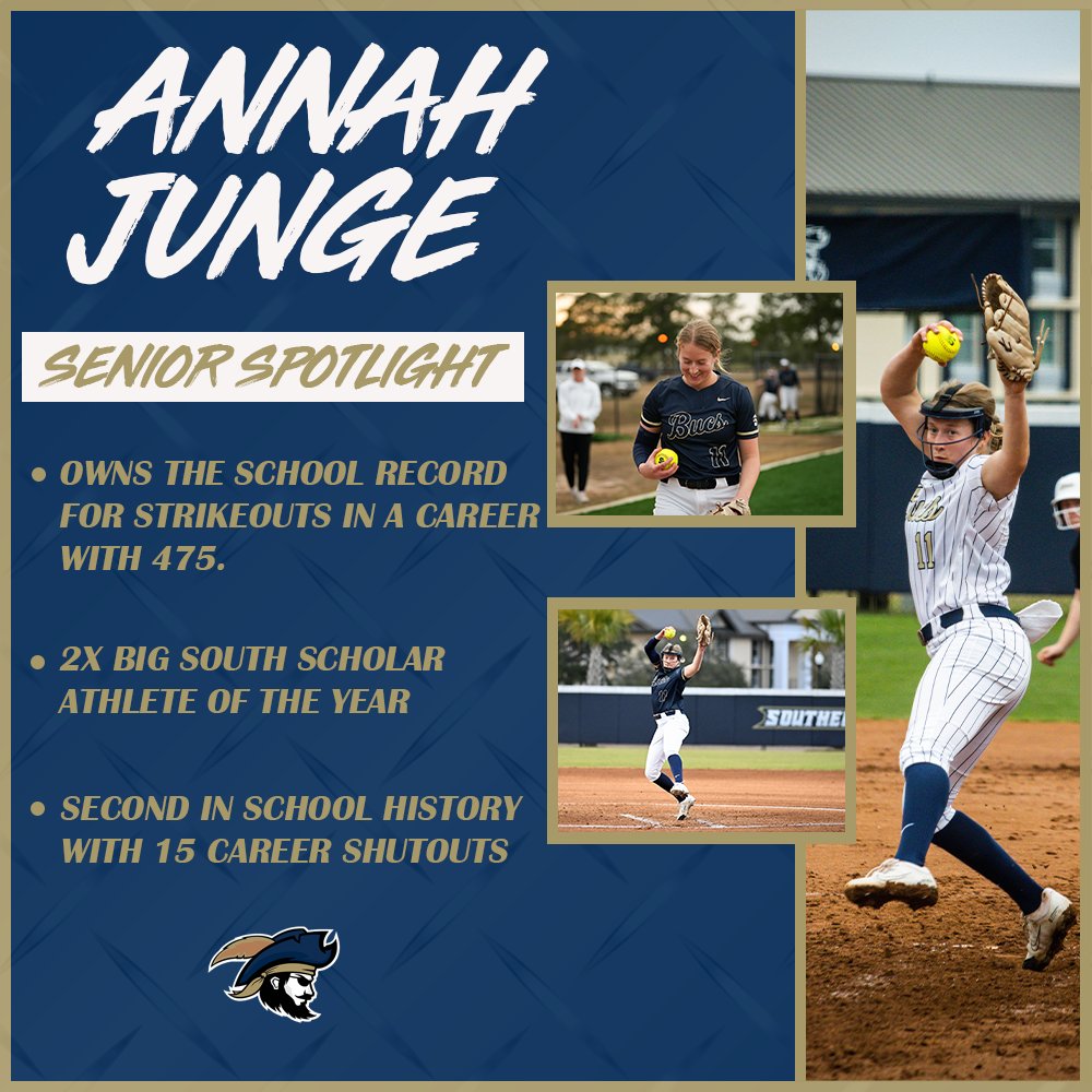 Annah Junge will go down as one of the 𝗯𝗲𝘀𝘁 to ever do it at CSU! 👏🥎🏴‍☠️

#RaiseTheShip // #BucStrong