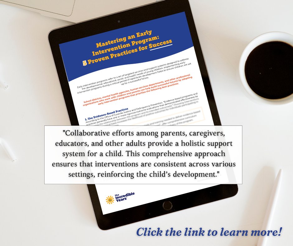 🔍 Want to learn more about best practices for early intervention programs? Download our new resource and discover effective strategies to support children's development: hubs.ly/Q02v3dDv0

#EarlyIntervention #EvidenceBased #EarlyChildhood #TeacherSupport #EBP #Teachers