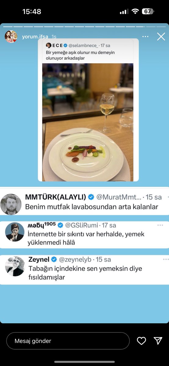 vsfy53's tweet photo. @MuratMmturk Abi senin ne işin var magazin sayfalarında😅😅🤭🤭 https://t.co/qc5qkzzioD