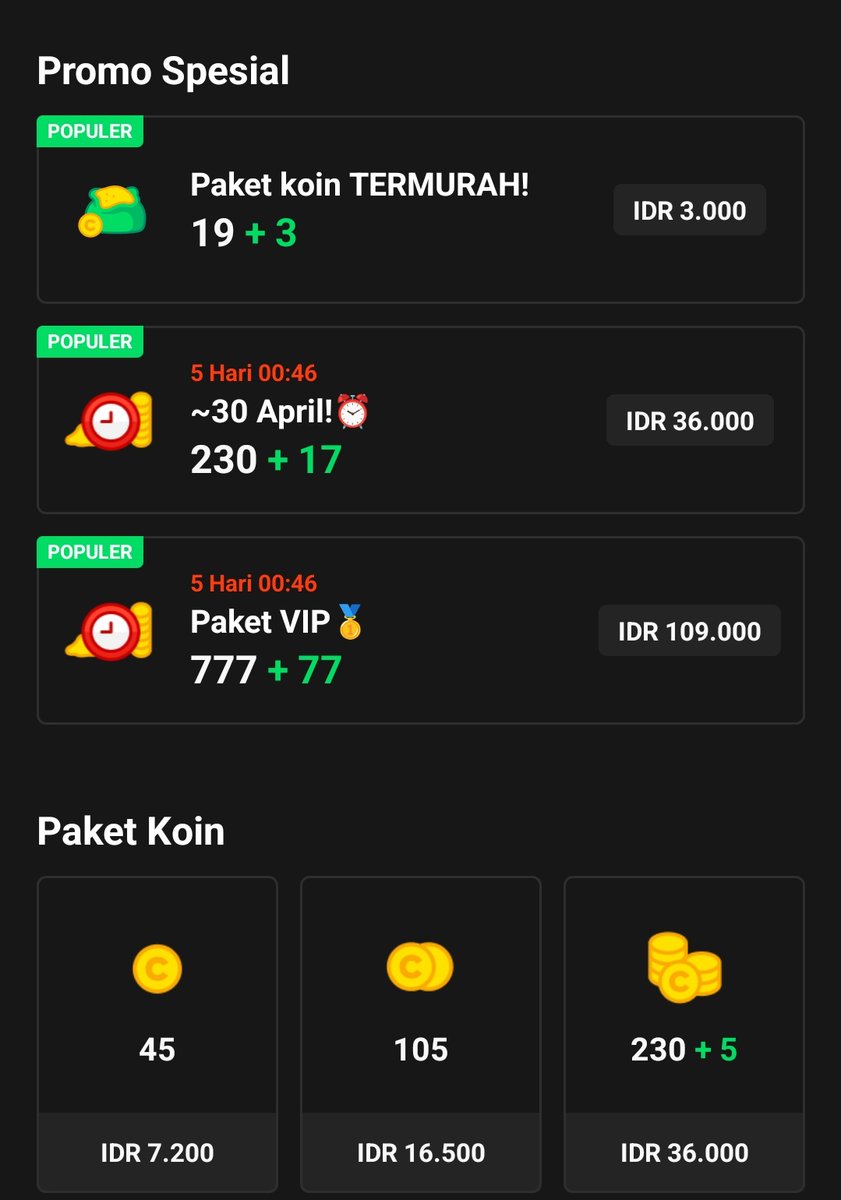 @yshmne___ Cok koin webtoon itu paling murah diantara platform lain. Seharga siomay/batagor. Cmn 7,2k dah dpt 45c. Elu isi saldo 10k vipul juga bisa dan masi nyisa 3rebu. Bisa u beliin coin lagi yg promo 3k 19+3c jingan. Aish emosi shibal