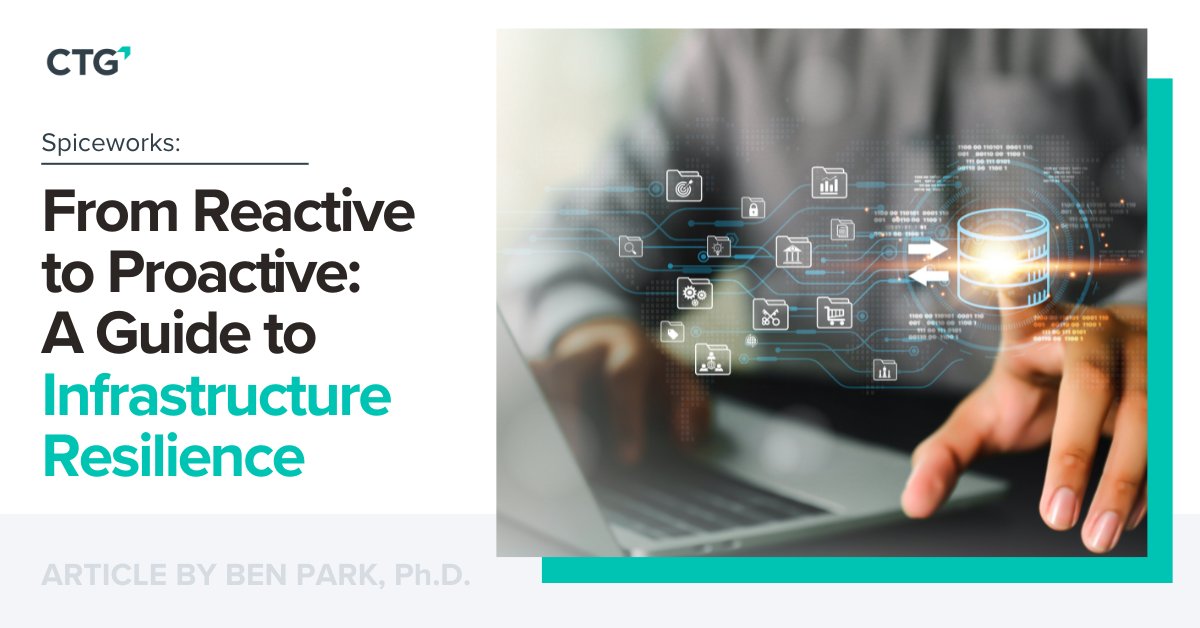 Predictability, stability, and cost control — the trifecta of #StreamlinedOperations. 🌟🔱🌟 CTG's Ben Park, Ph.D., shares how a proactive approach can transform your organization's #ITInfrastructure and set the stage for operational success. bit.ly/3JvtD8C