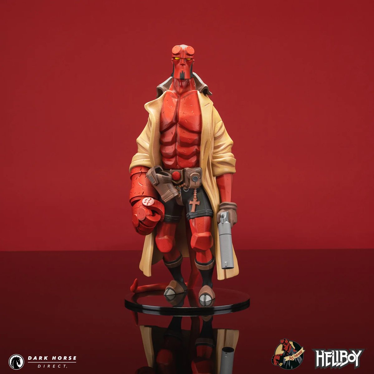 Toyshiz's tweet photo. GO TO HELLBOY!
From @DarkHorseComics, here’s a look at their new 12.5in HELLBOY Vinyl Figure.
$150 skeleton bones
Preorder is available now,
https://t.co/is4I2jh25w
Grab em if you need em!
#darkhorsecomics #hellboy #mikemignola #hellboycomics #horror #toyshiz #darkhorse https://t.co/sNRLLE6C8v