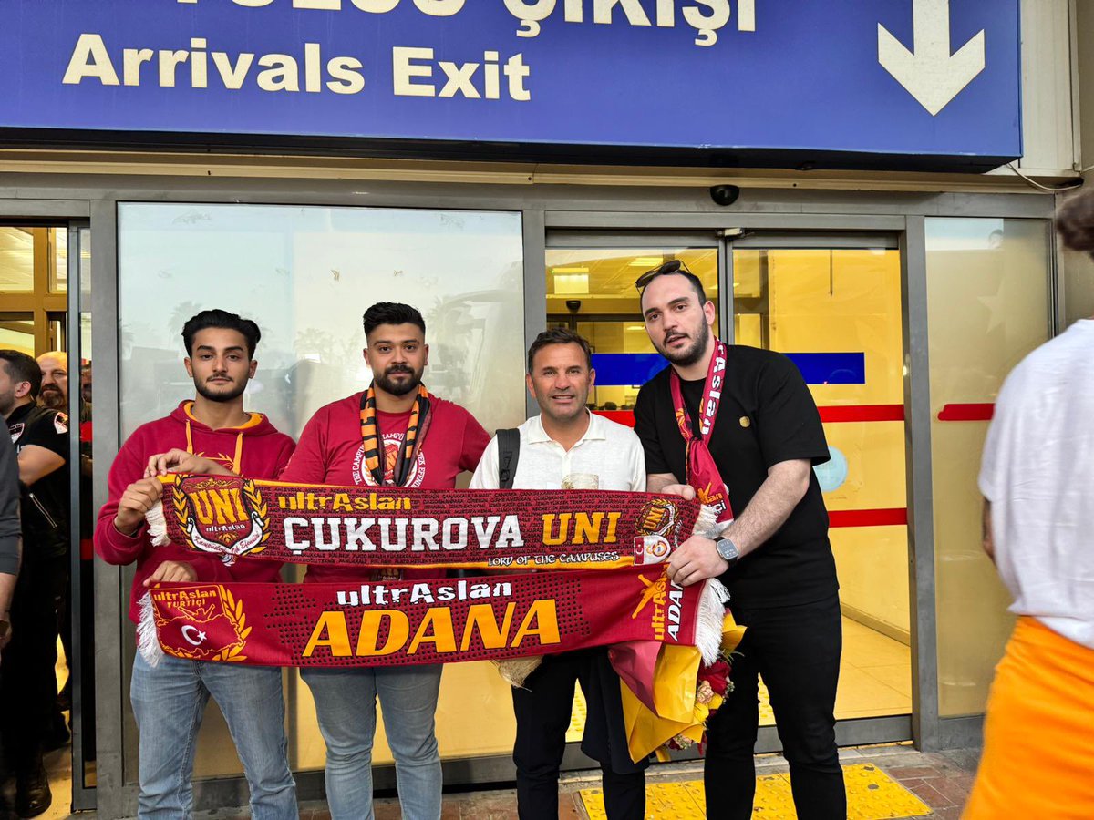 Size güveniyoruz, her zaman sizinleyiz! Takımımızı Adana’da karşıladık. #ultrAslanUNI