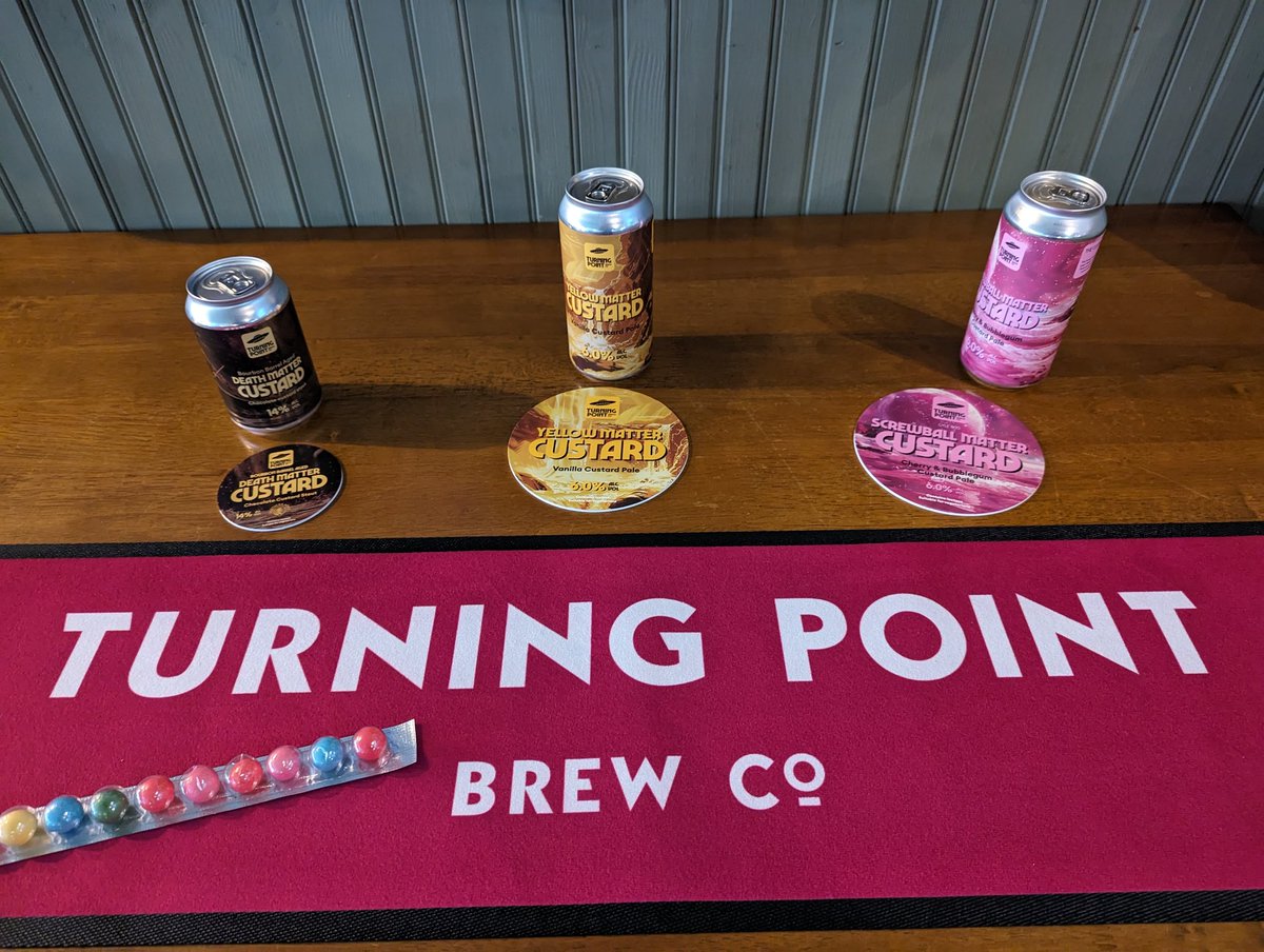 Tomorrow from 12noon - Turning Point Custard Sessions. Cask, Keg and cans.
@TurningPointbco @DonnyBrewery @VisitDoncaster @DonnyIsGreat @DoncasterCAMRA @donnyfarmshop @DonnyFreePress @CampaignforPubs @Doncaster_Place @TownCultural #custard #supportlocal