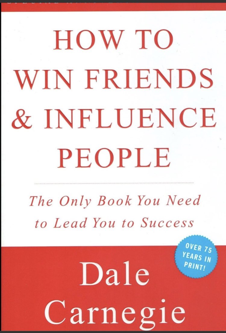 A true influencer, way before his time, Carnegie’s books are still having an impact on people’s lives. A must read if you want to build your leadership skills. From his book, some of the ways to improve your relationships. -Become genuinely interested in other people. -Remember