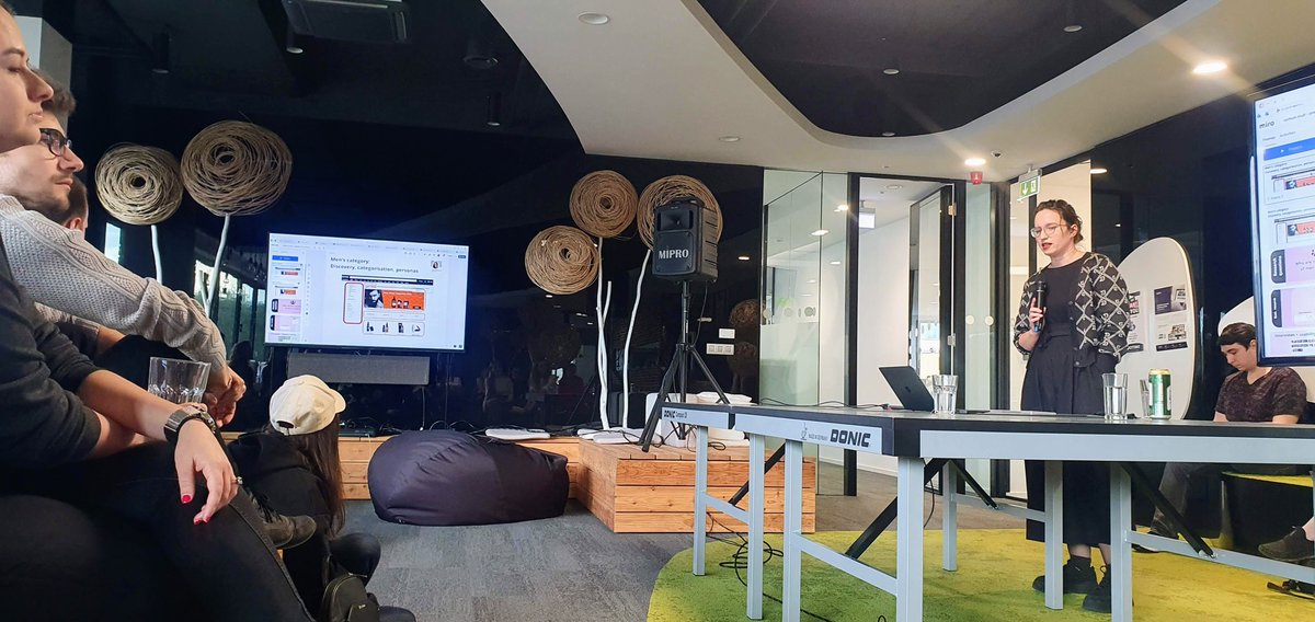 Live from the UX Meetup Brno at the stunning <a href="/notinocz/">notino.cz</a>  premises. Lenka Sakálošová and Adéla Novotná are here sharing their research experiences with our local designers who are eager to learn 💣

Join our meetup group @ meetup.com/asociace-ux/ and stay notified📣