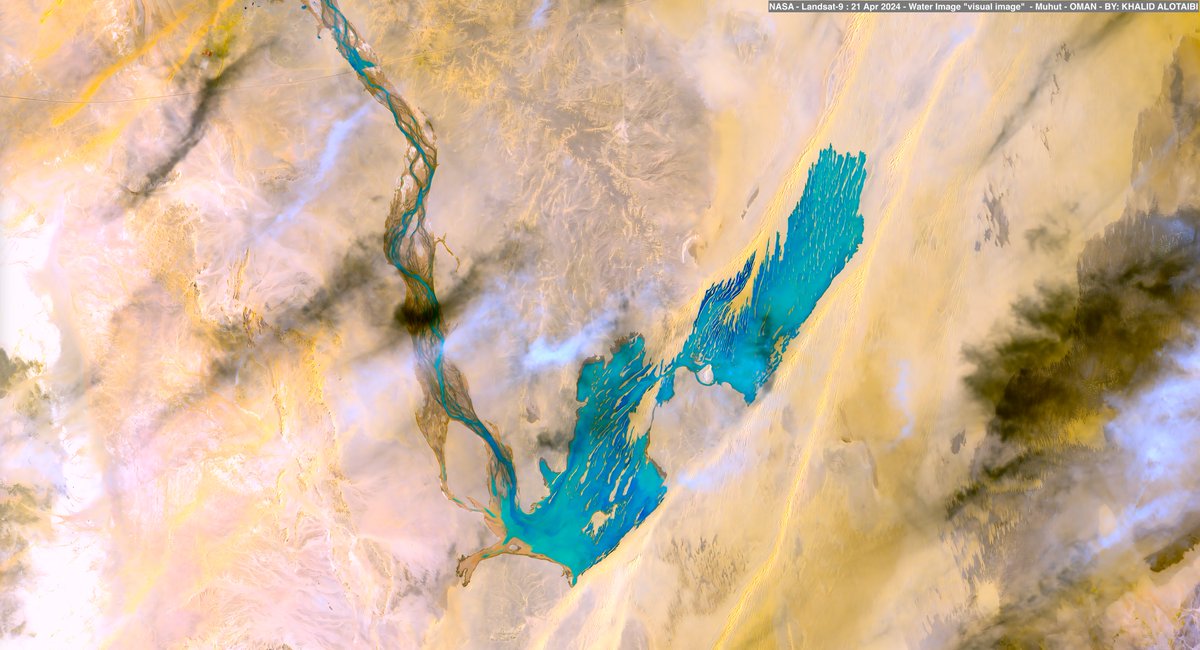 صحاري سلطنة عمان - 21 أبريل 2024 - عبر الساتل الأمريكي

تتهادى السيول بين رمال الصحراء كسنابل قمح .. قادمة من جبال السلطنة.

إن العلاقة وطيدة بين بحيرات الربع الخالي القديمة وبين سيول جبال السلطنة .. تغذي أوديتها تلك البحيرات التي كانت غنية بالحياة يوما ما #علم_المناخ_القديم