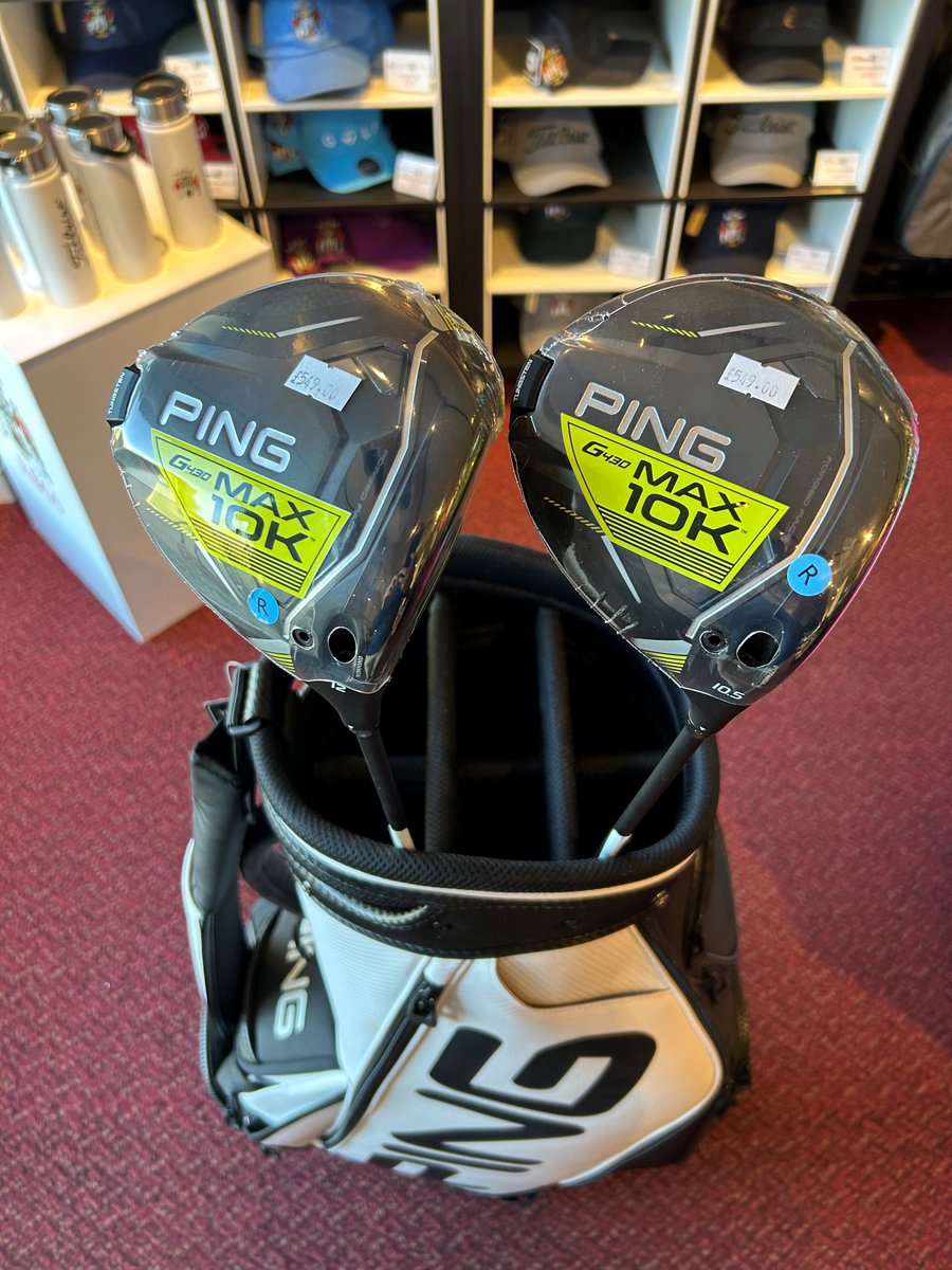 The PING 10K Drivers have been flying off the shelves since they launched, head down to RBGS Proshop to try one out today #RBGSProshop