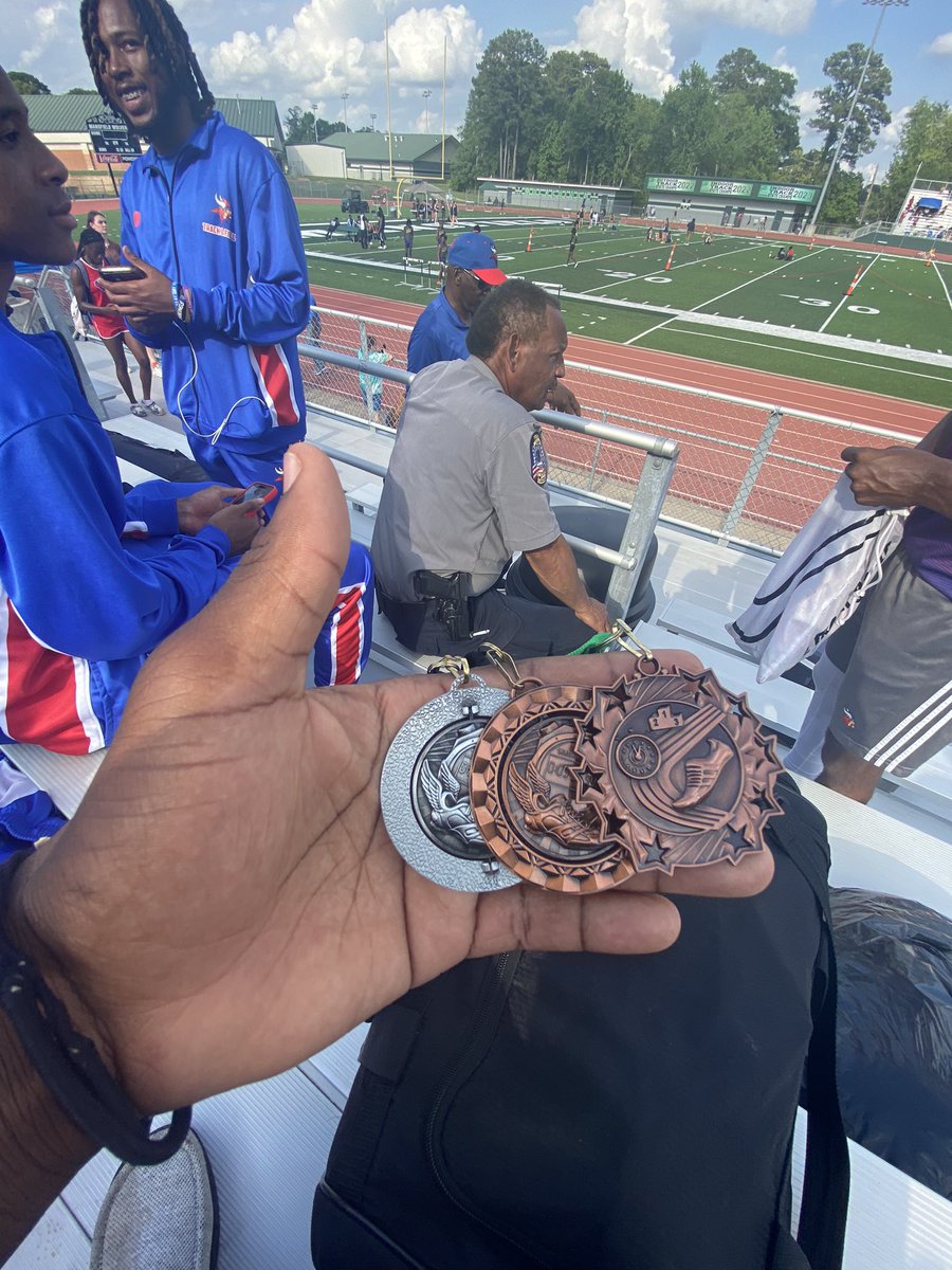 State Bound- LSU May 3rd see us there 4x2 3rd High Jump- 6’2 3rd Long jump - 21.6-5 2nd