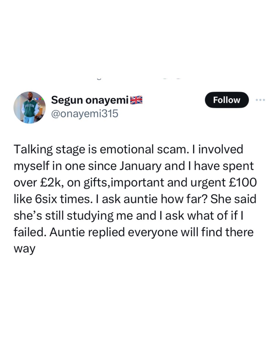 “Talking stage is an emotional scam” — Man spills.