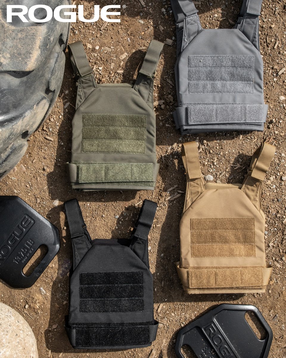 Gear up for summer weather. Rogue Plate carriers are a quick way to add intensity to your runs, hikes, pull-ups and bodyweight movements. Easy to take on-the-go for summer travel. roguefitness.com/rogue-plate-ca… #ryourogue