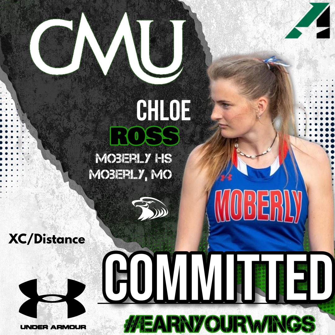 Ladies and Gentlemen, please welcome Ms. Chloe Ross to the Eagle Family.  Chloe will be a great addition to our Cross Country and Distance Squad. 

Moberly HS
@cmueaglesxctf 
#EarnYourWings