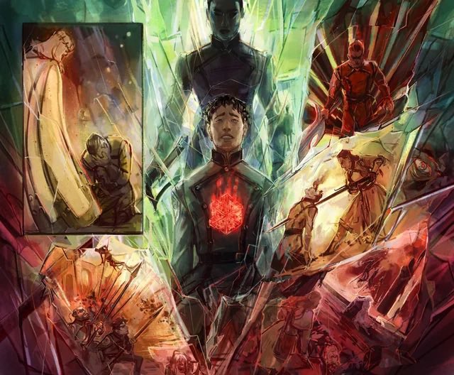 In S3E61 of The Stormpod, Shawn Q and Jack cover chapters 118 &amp; 119 of Oathbringer by <a href="/brandsanderson/">Brandon Sanderson</a> 

image is by @lamaery_in_the_cosmere 
If you haven't gone and checked out her series on the Sanderlanche of Oathbringer make sure you do. 

thestormpod.buzzsprout.com/?fbclid=PAZXh0…