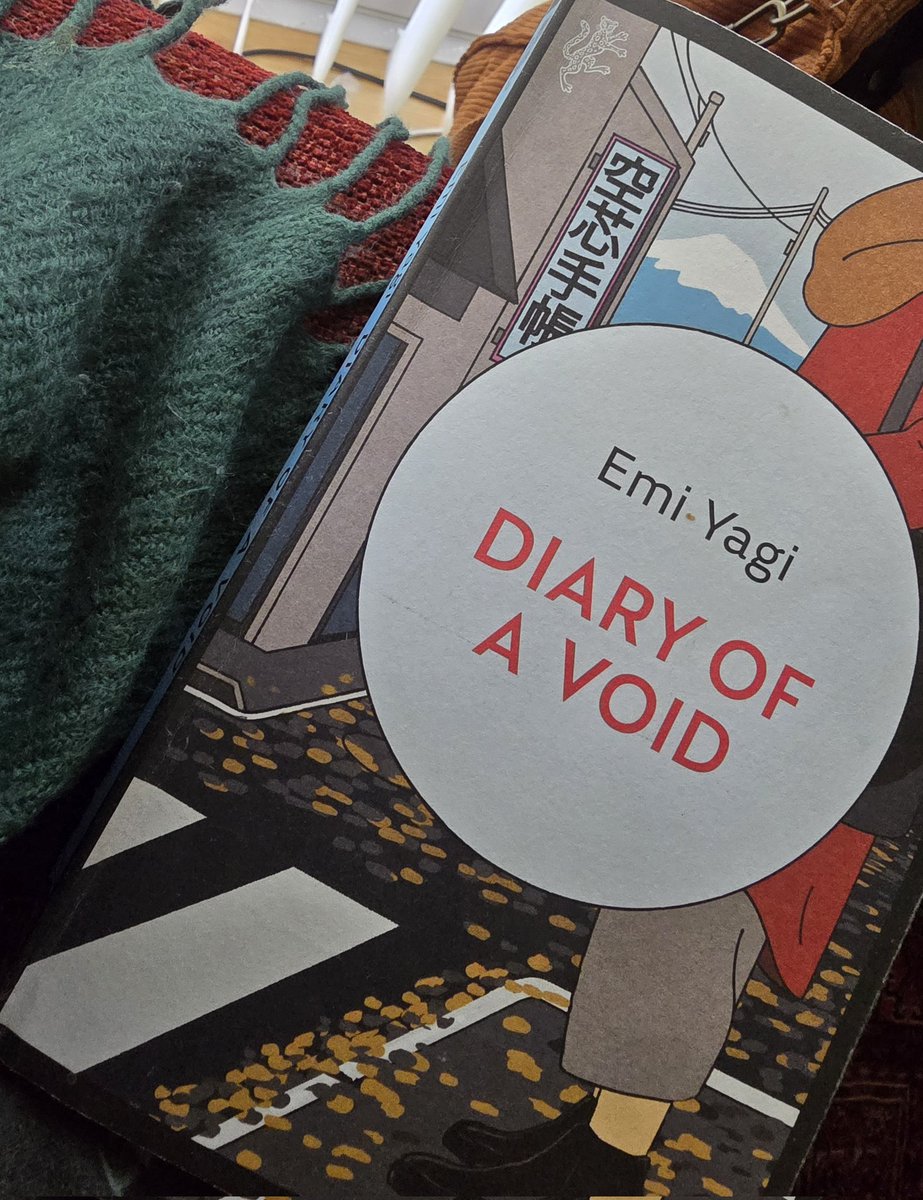 Now reading: Diary Of A Void by Emi Yagi translated from Japanese by David Boyd & Lucy North. I haven't read much yet, but I am already captivated by the narrator. #amreading