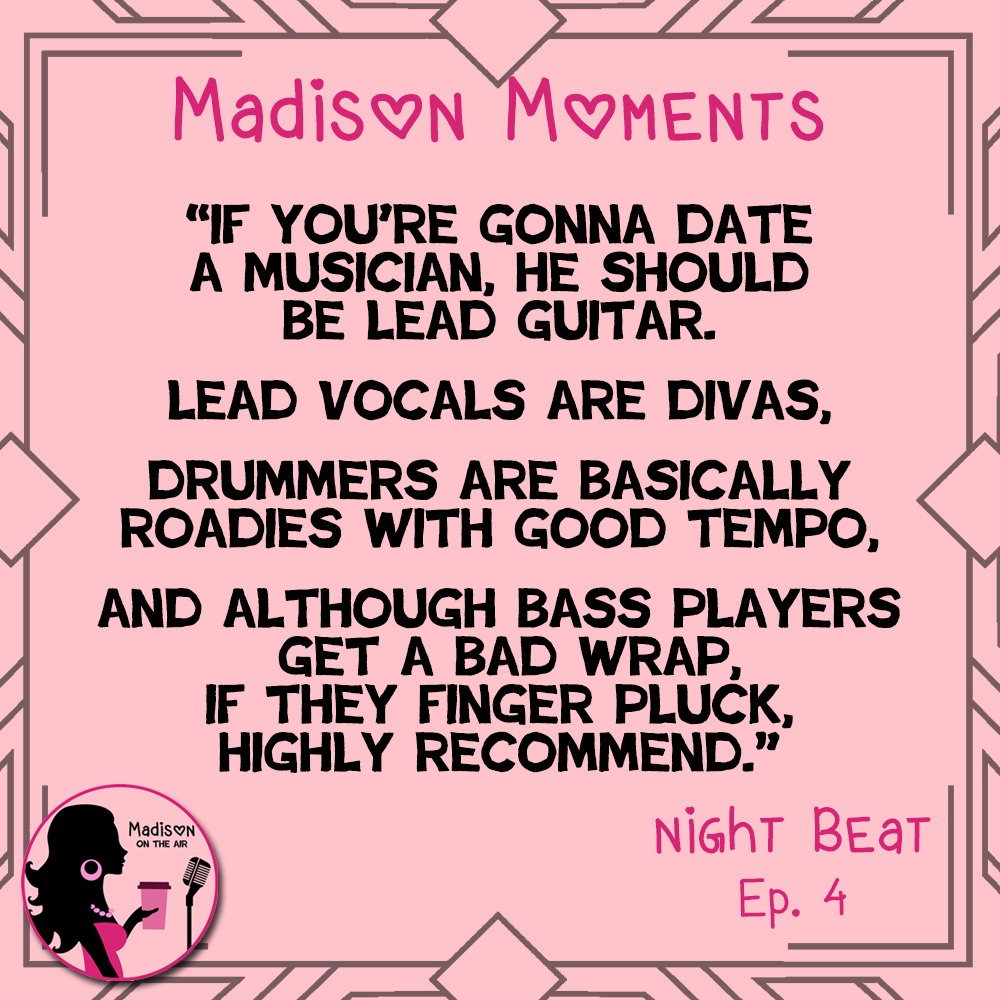 A Moment in Madison History. True statement. Ep. 4 'Night Beat' linktr.ee/madisonontheair

#OldTimeRadio #audiofiction #audiodrama #comedypodcast #fictionpodcast #madisonontheair #bassplayer