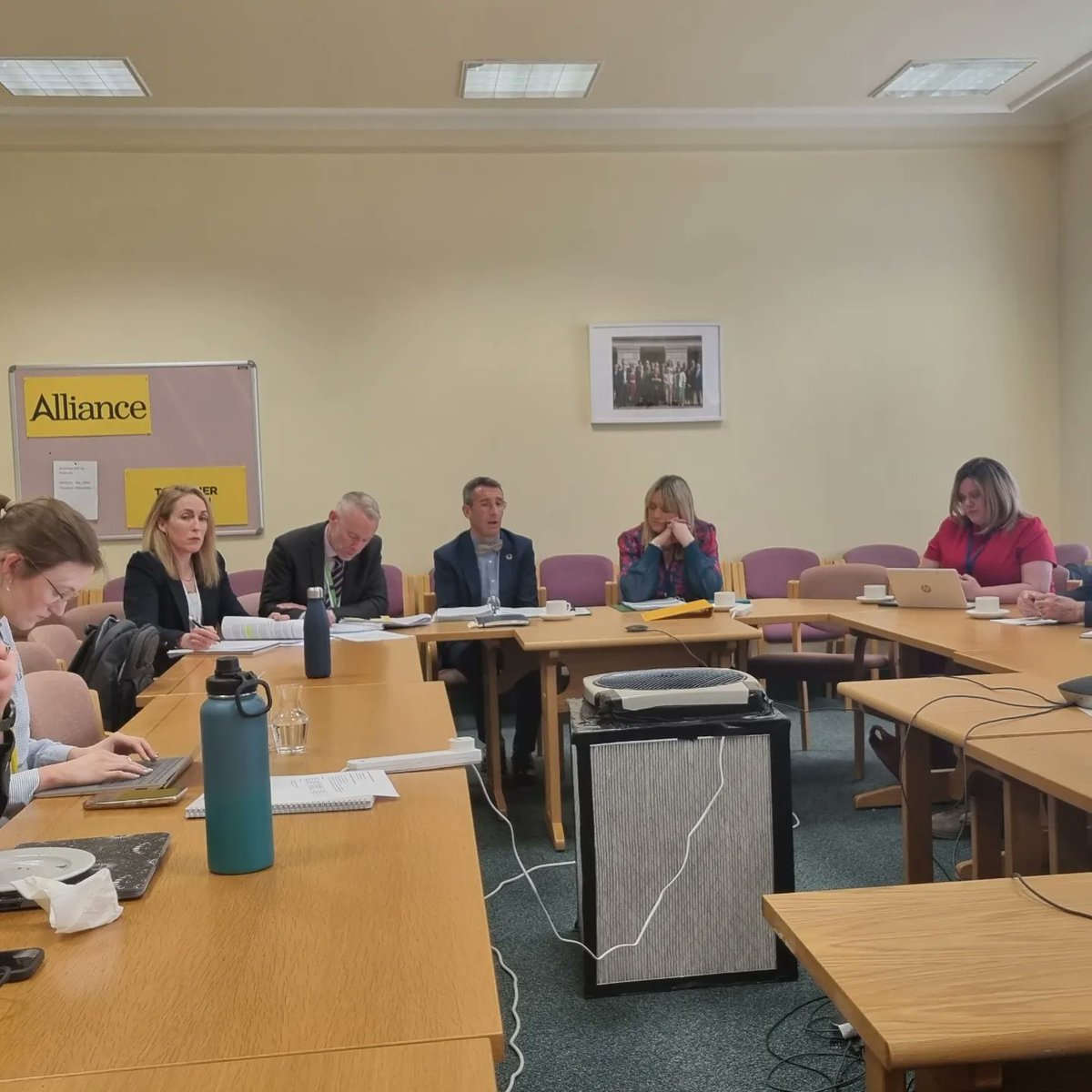 .@niassembly APG on Animal Welfare met this afternoon & heard from @daera_ni Minister, Andrew Muir MLA & Officials on proposals regarding XL Bullies. Thanks, as ever, to @USPCA_Official and Strategem for the secretariat support & all animal welfare agencies who attended.