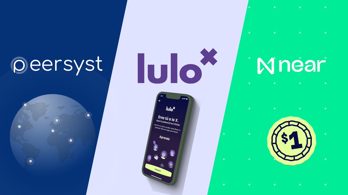 We are proud to partner with @NEARProtocol and 🇨🇴 Colombian bank #LuloX on the implementation of their own #Stablecoin 🪙 in Latam! More info 👉 pages.near.org/blog/innovativ…