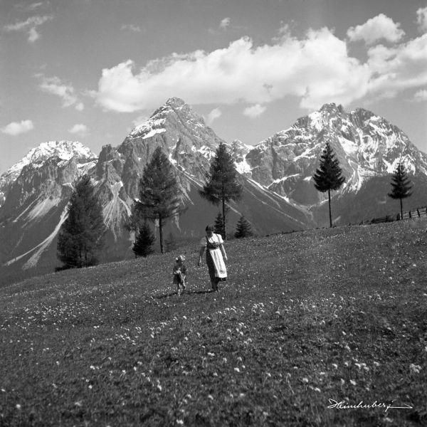 Spring walk, 1939.  

Lermoos, #Tyrol.