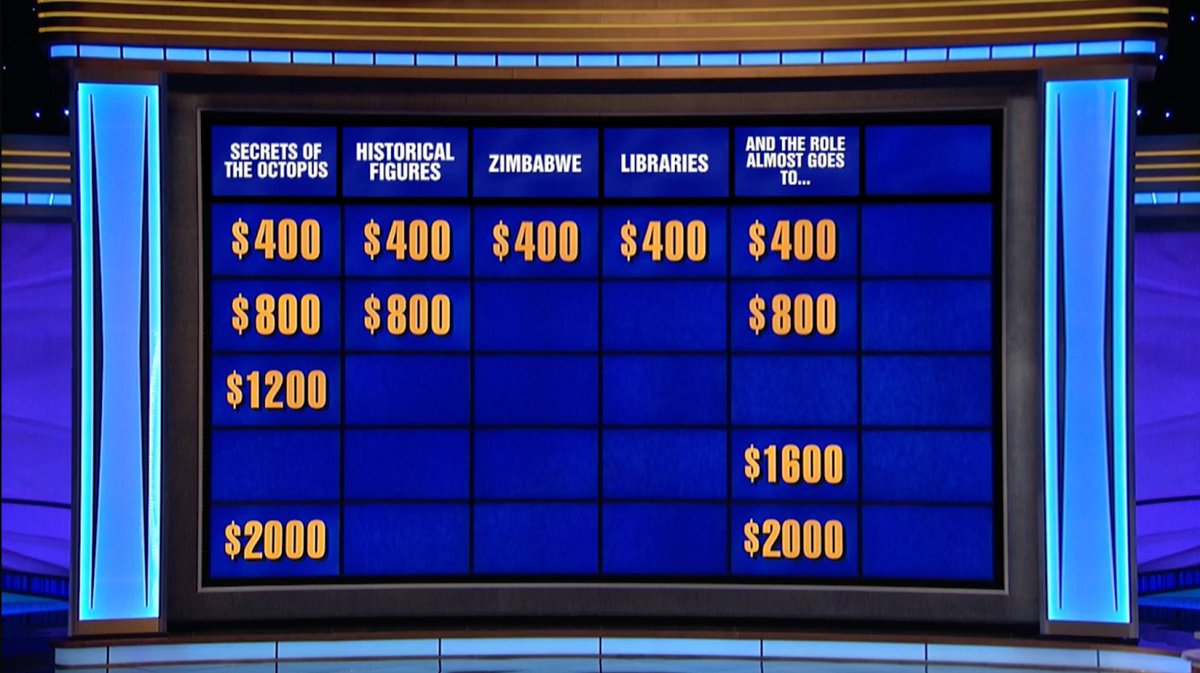 Anyone else see this the other night? I just know @TheOctoNation members would be like... I'll take secrets of the octopus for $2,000... haha SecretsOfTheOctopus.com available now where ever books are sold! #SecretsOfTheOctopus