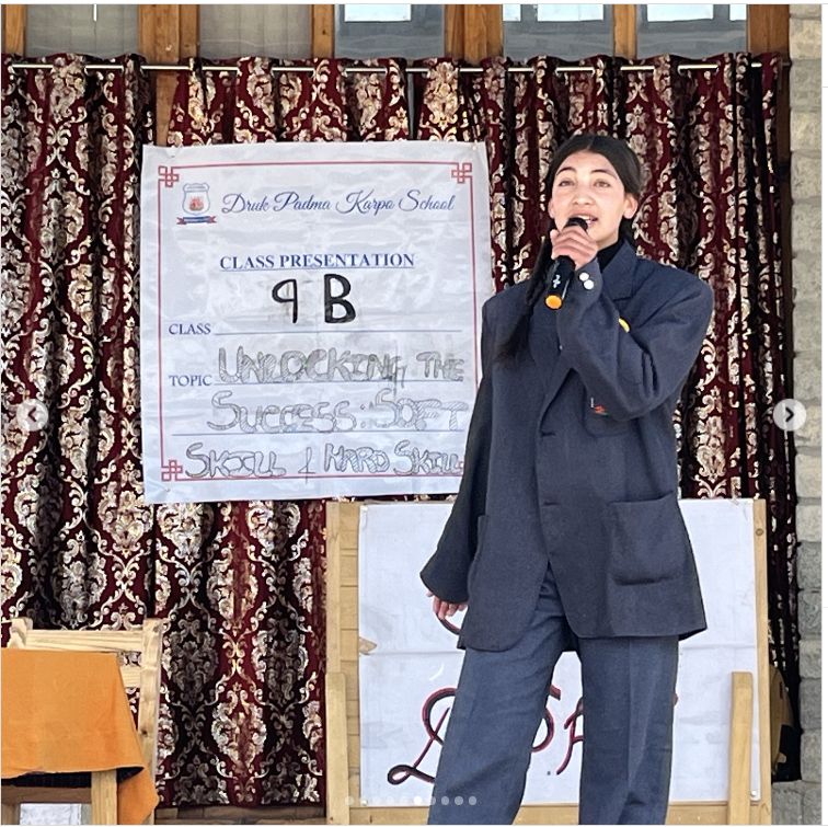 Every Thursday, students at ‌Druk Padma Karpo School give presentations on various topics. The school awards the best presentation every year.

#SkillsMatter #PresentationDay #ClassCompetitions